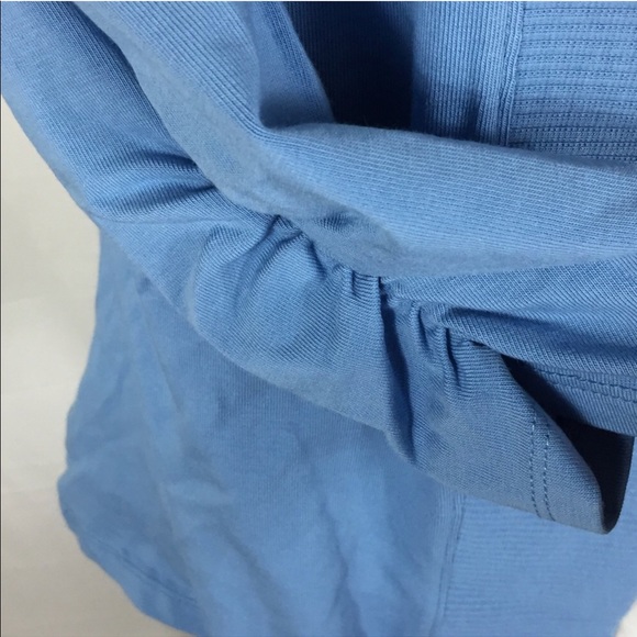 E.L.I. Sky Blue Knit Cardigan Size M - Picture 3 of 7